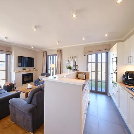 فيلة Reetland Am - Luxus Reetdachvilla Mit 3 Schlafzimmern, Sauna Und Kamin H20 درانسكي